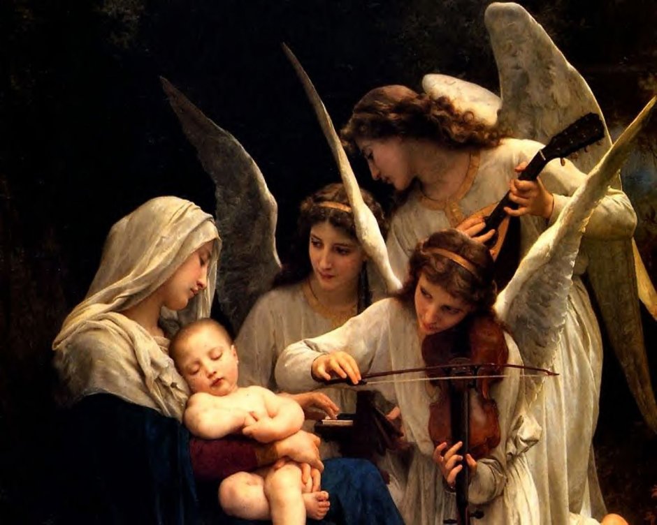 Бугро Вильям «Мадонна с ангелами»