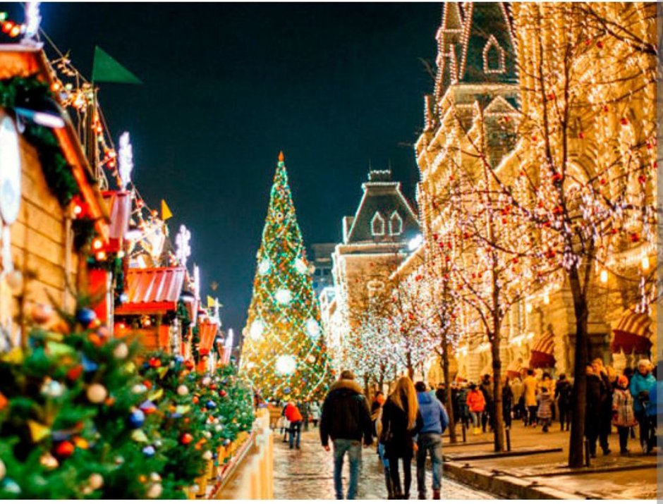 Москва огни рождественской столицы