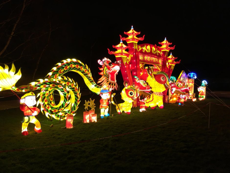 Китайский дракон фестиваль китайских фонарей Сокольники