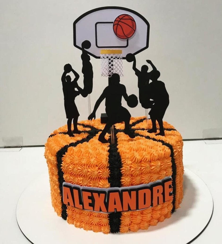 Баскетбол печать на торт