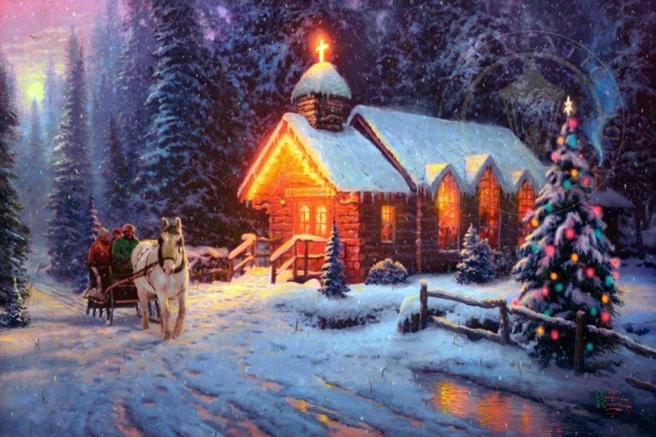 Виктор Цыганов картины зима