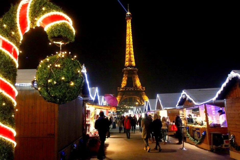Рождественские ярмарки в Париже Париж