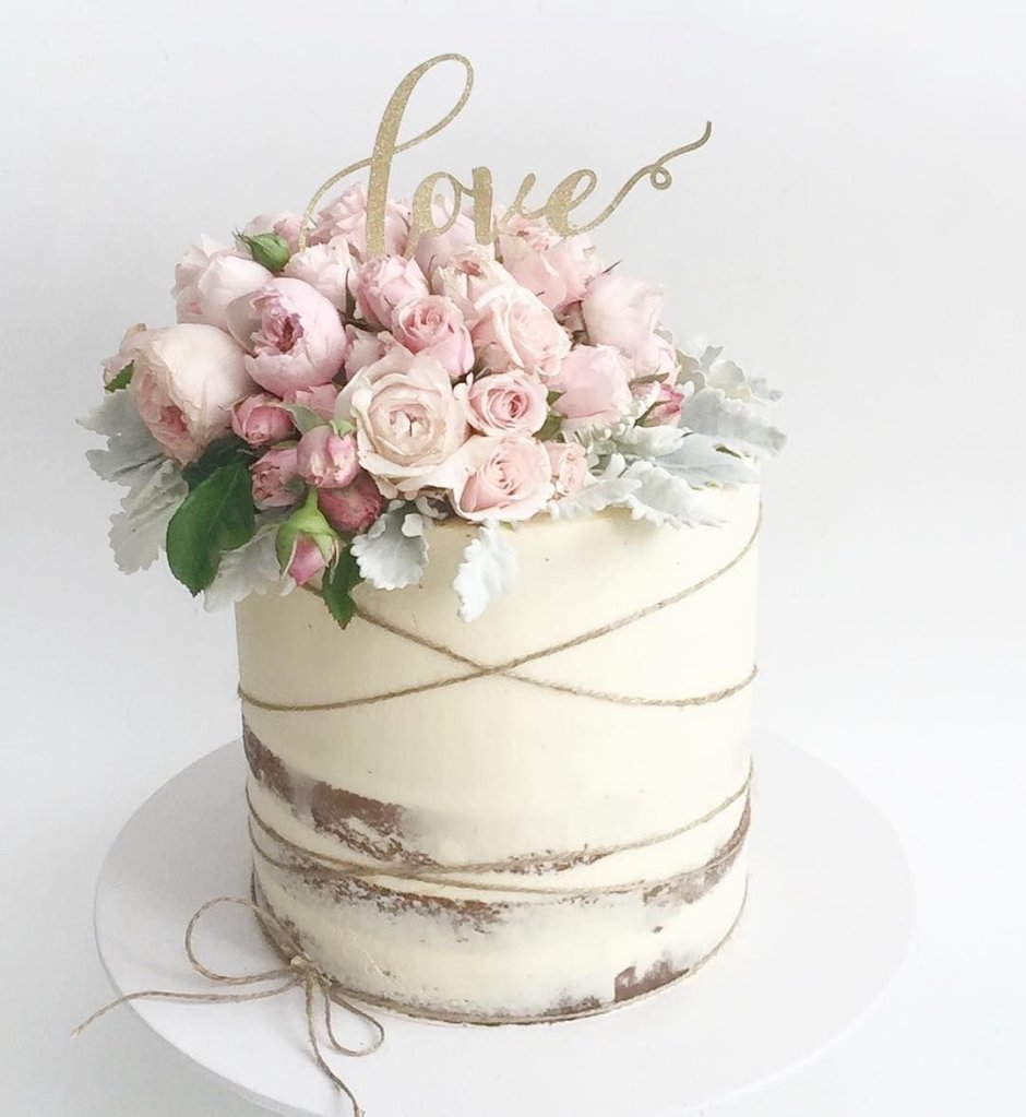 Торт на годовщину свадьбы кремовый