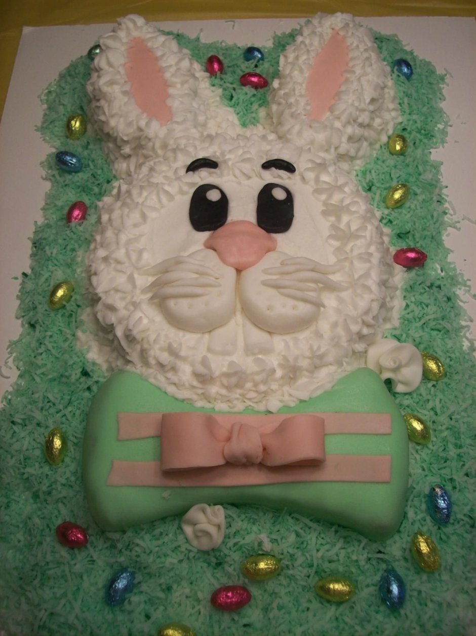 Торт в виде кролика