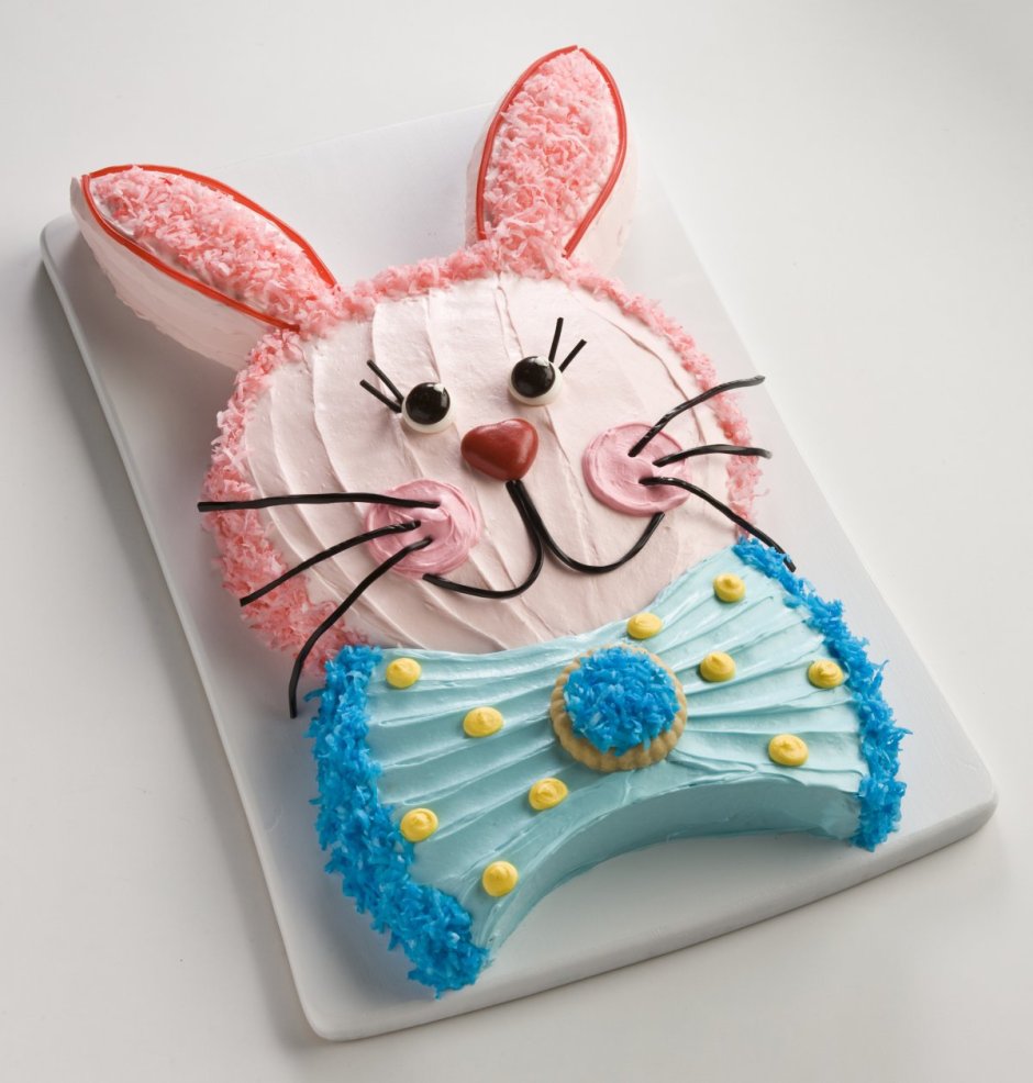 Новогодний кролик украшение торта