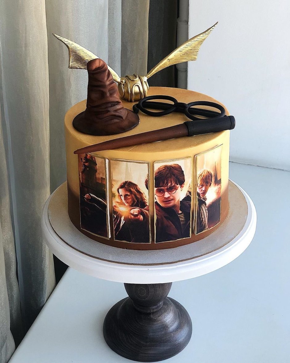 Гарри Поттер открытка на день рождения Слизерин
