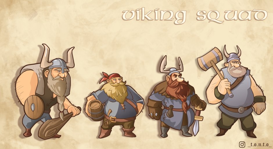Открытка рождение викинга
