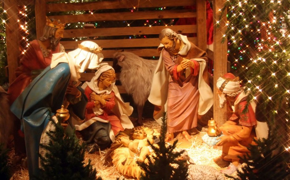 Дети в храме на Рождество