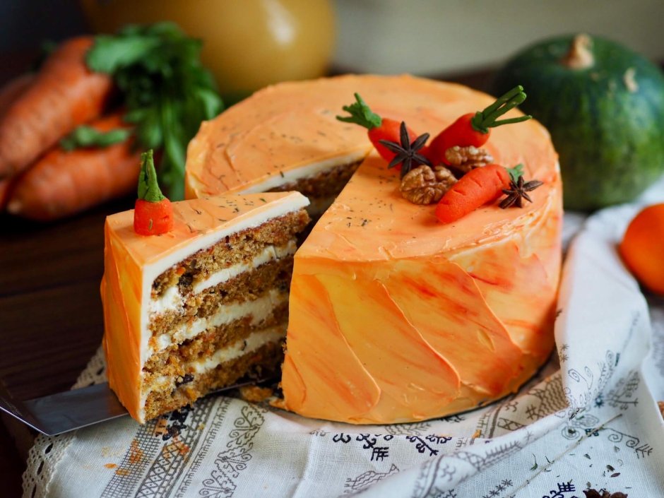 Метрополь морковный морковный торт