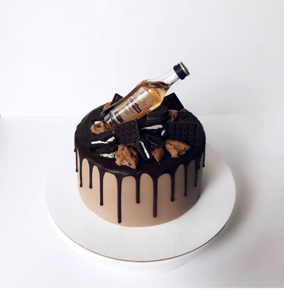 Алкогольный торт для мужчины