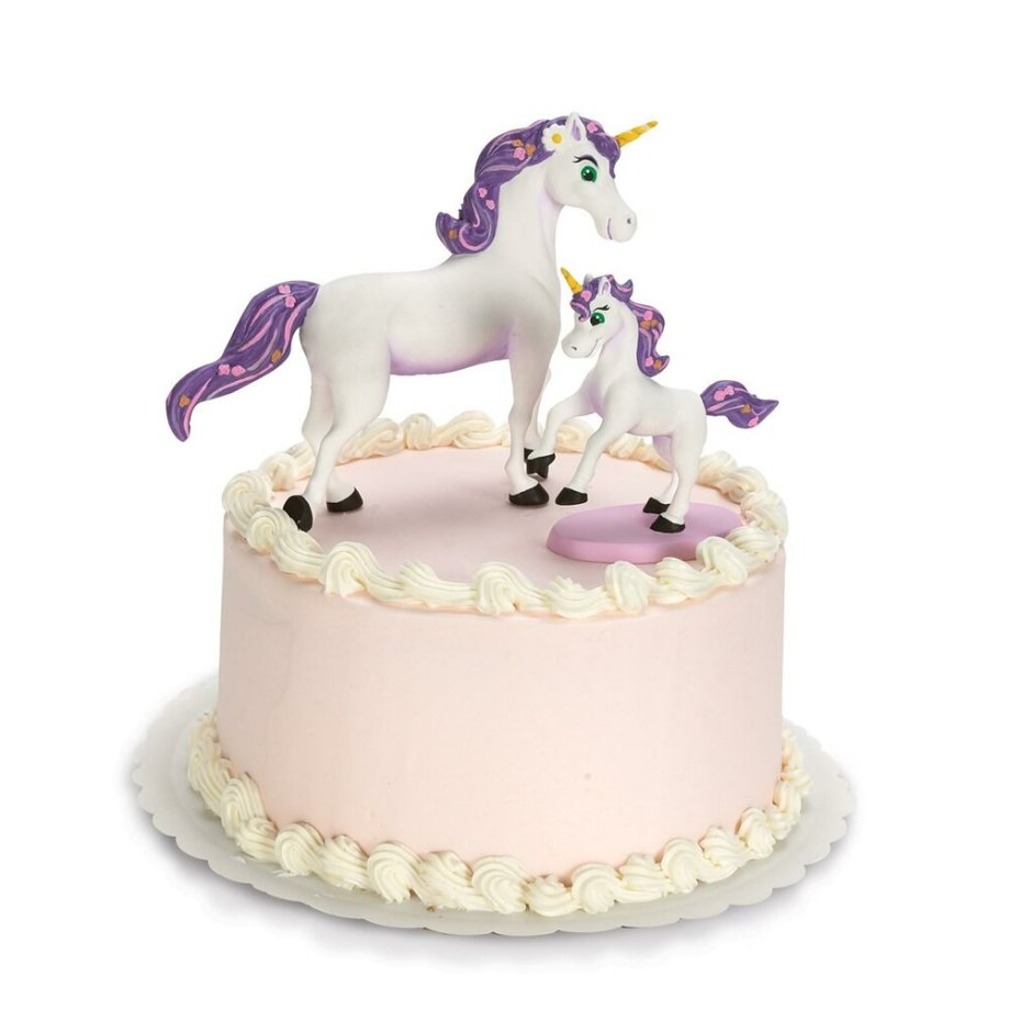 Торт для девочки украшение лошадки