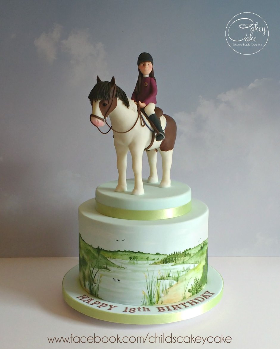 Тортик с лошадкой для девочки