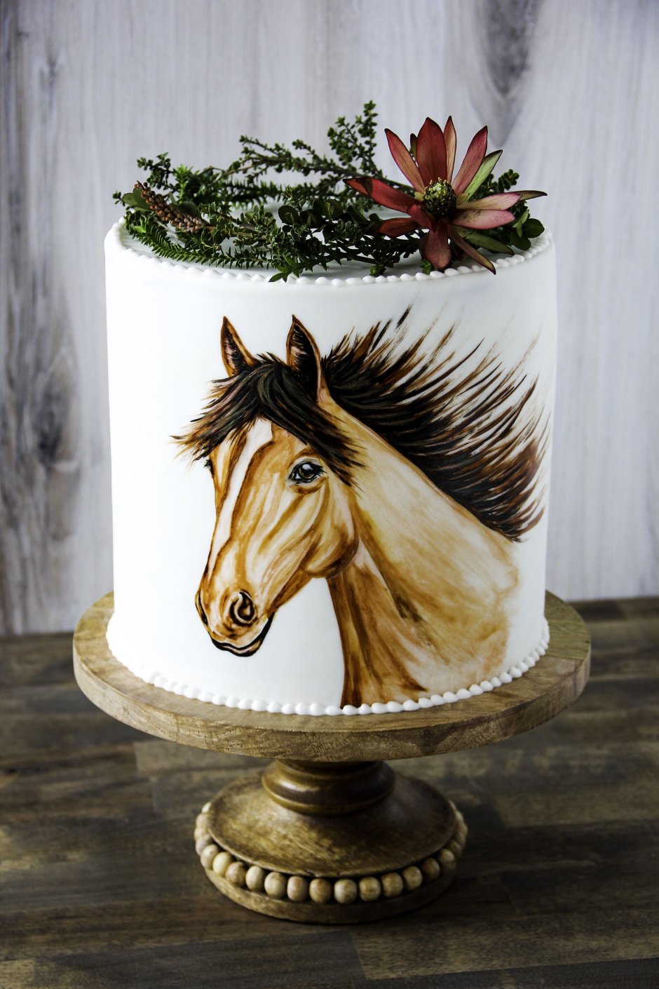 Торт для любителей лошадей