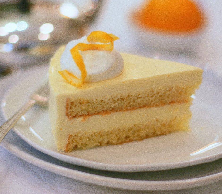 Торт лимонно апельсиновый