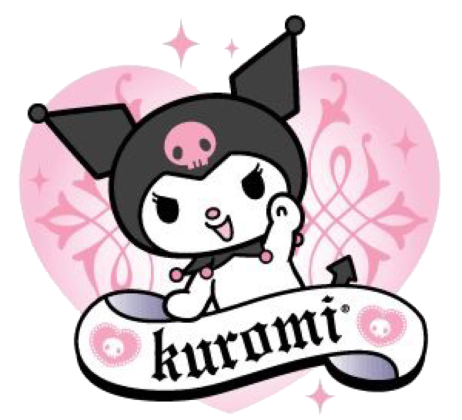 Kuromi hello Kitty Постер