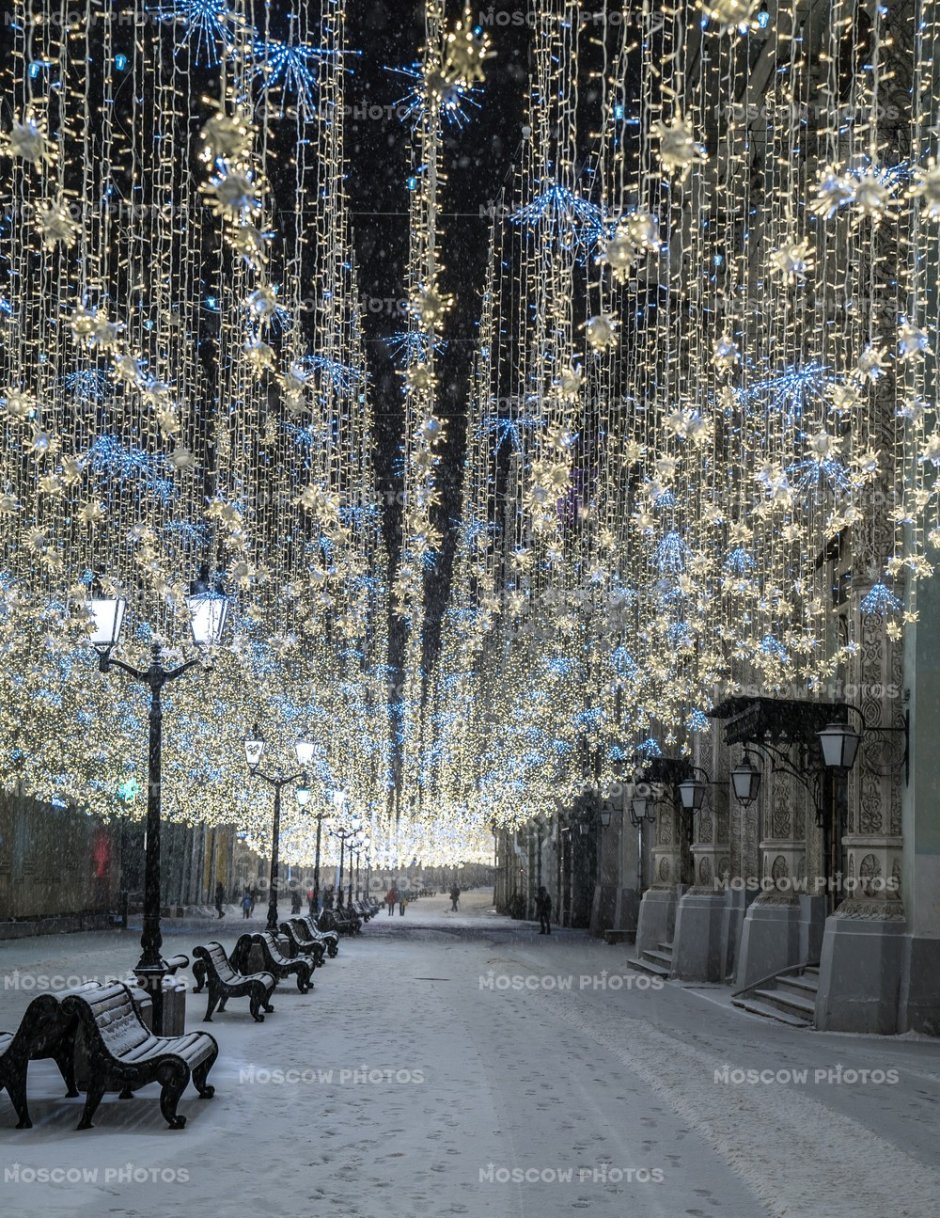 Никольская улица зима