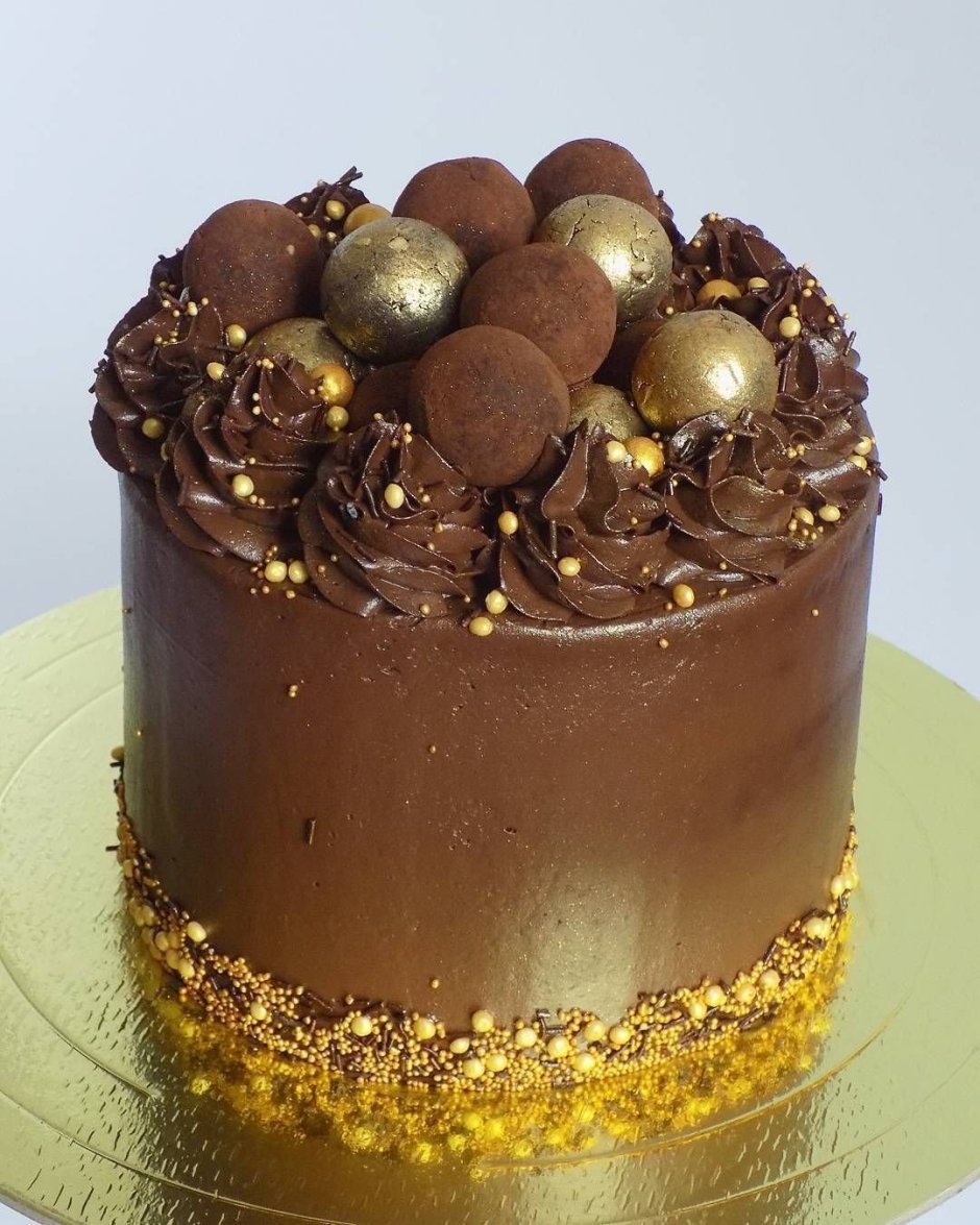 Торт с шоколадными арками