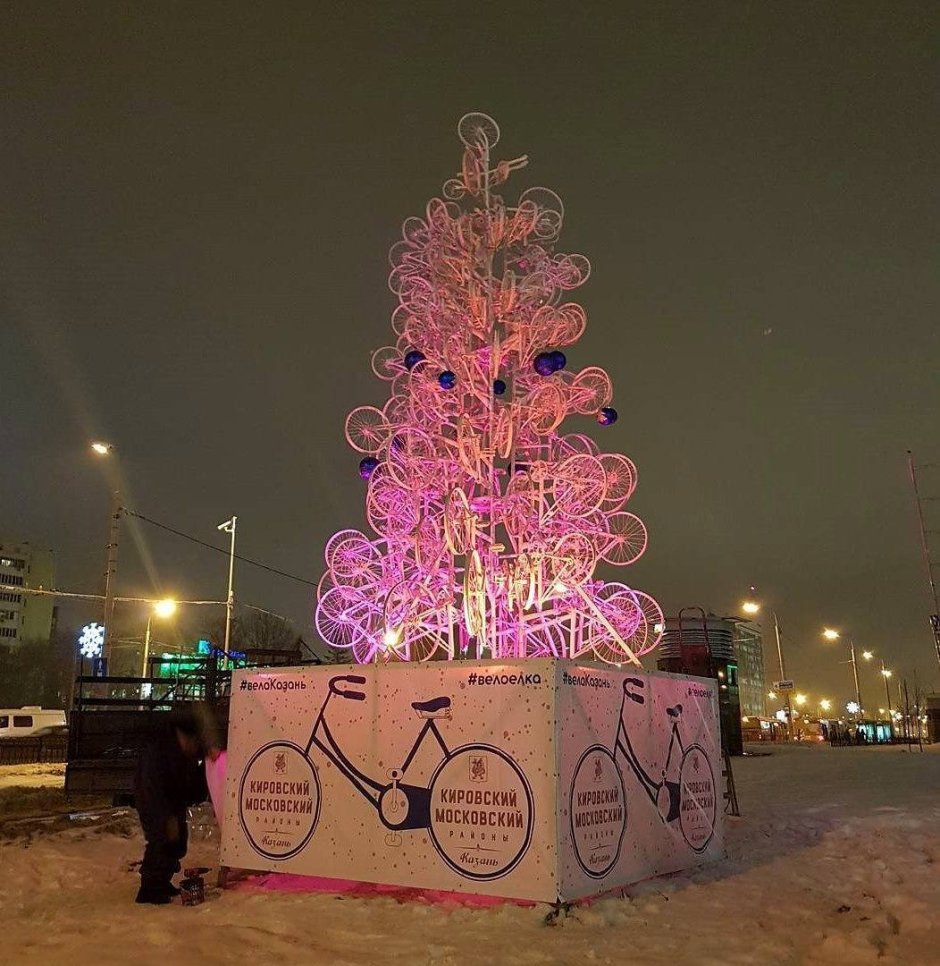 Арт объекты Челябинска новогодние