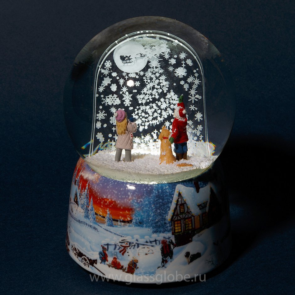 Новогодние сувениры снежный шар