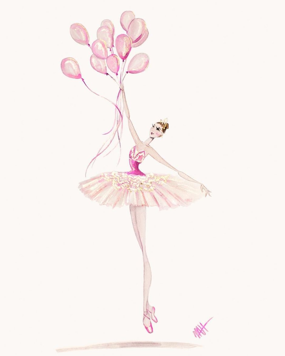 С днём рождения балерине красивые
