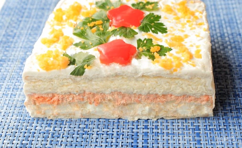 Закусочный торт Наполеон Salat