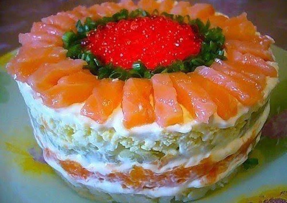 Суши торт с нори