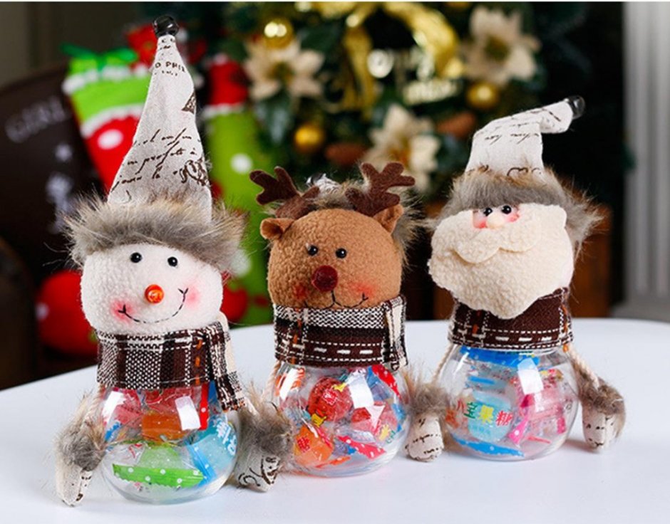 Необычные сладкие новогодние подарки для детей