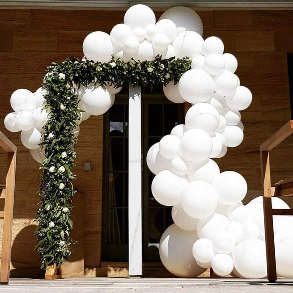 Идеи арки из шаров на свадьбу