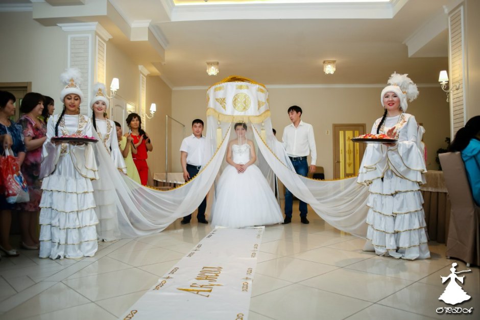 Казахская свадьба беташар