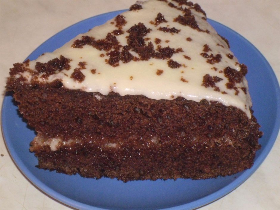 Домашний торт со сметанным кремом