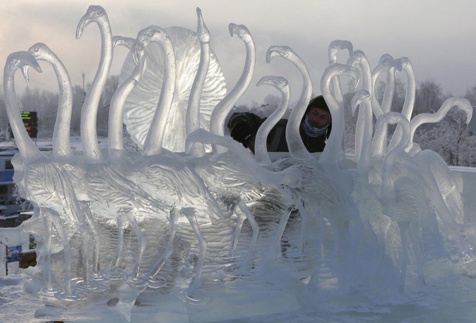 Ледяная выставка в Рязани