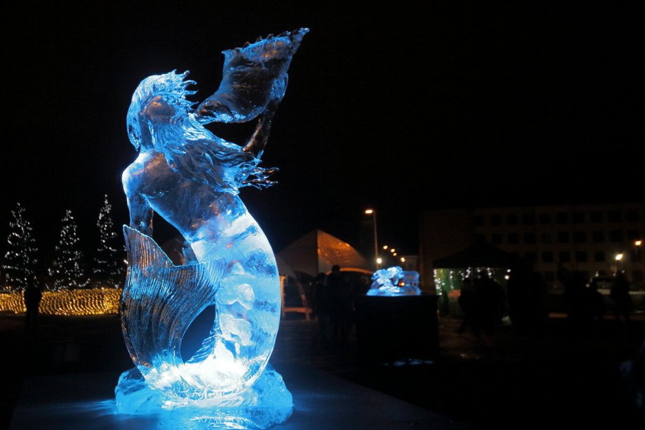 Вифлеемская звезда фестиваль ледовой скульптуры