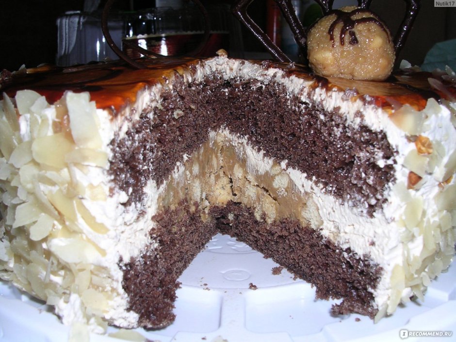 Торт карамельно Ореховый Шереметьевские торты
