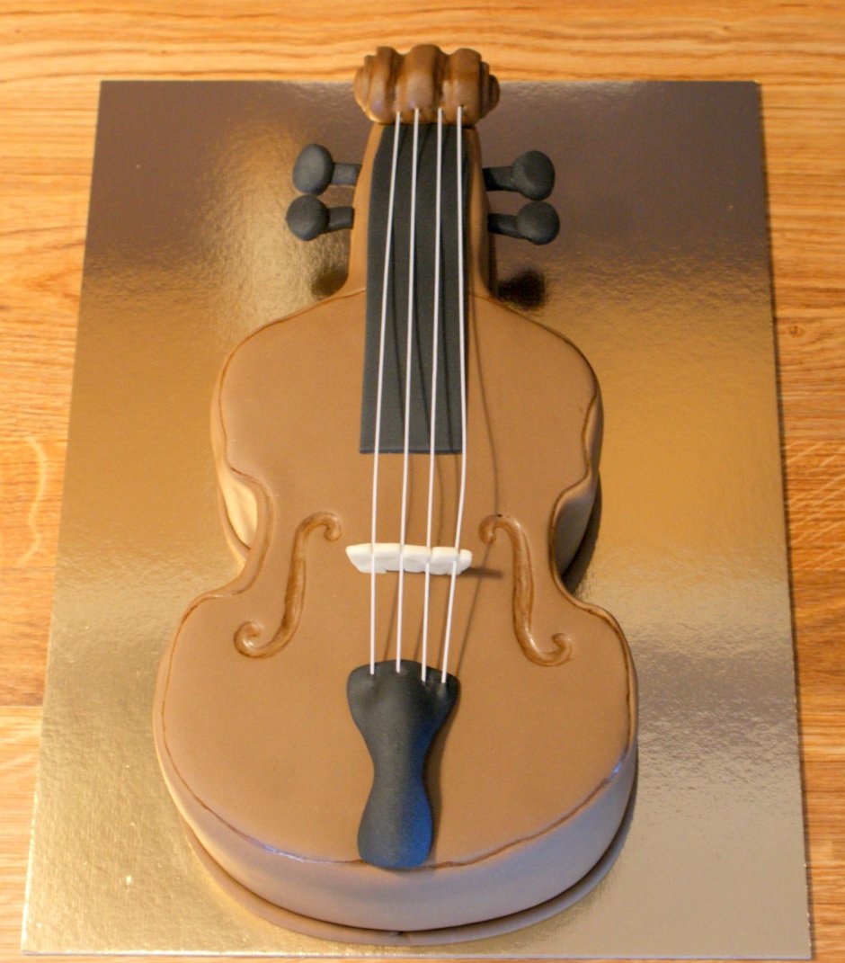 Торт для скрипачки