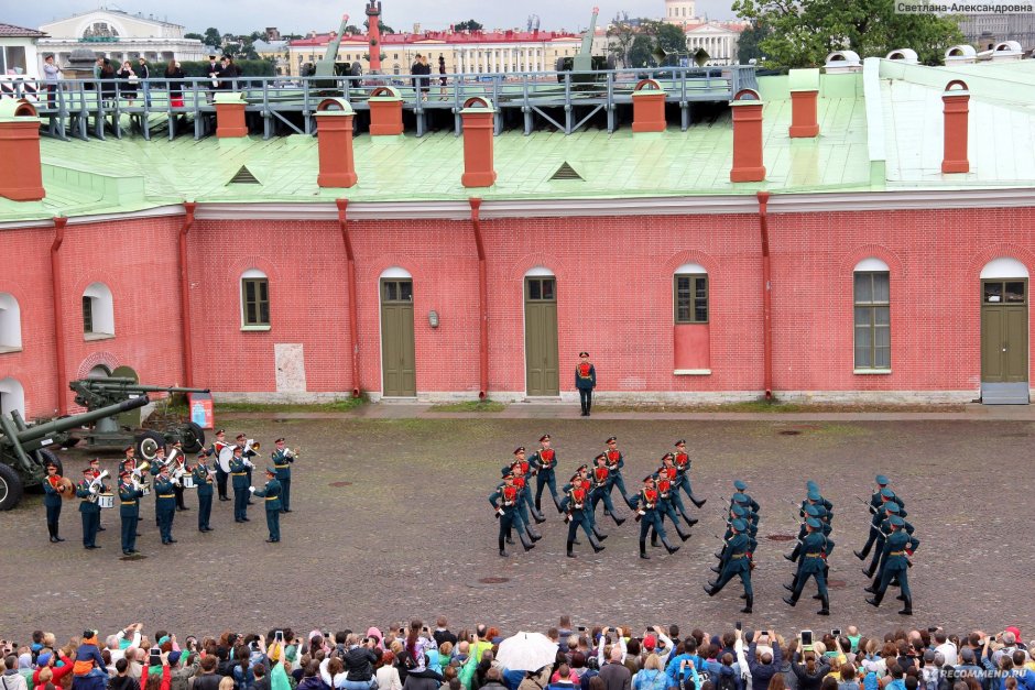 Присяга в Петропавловской крепости