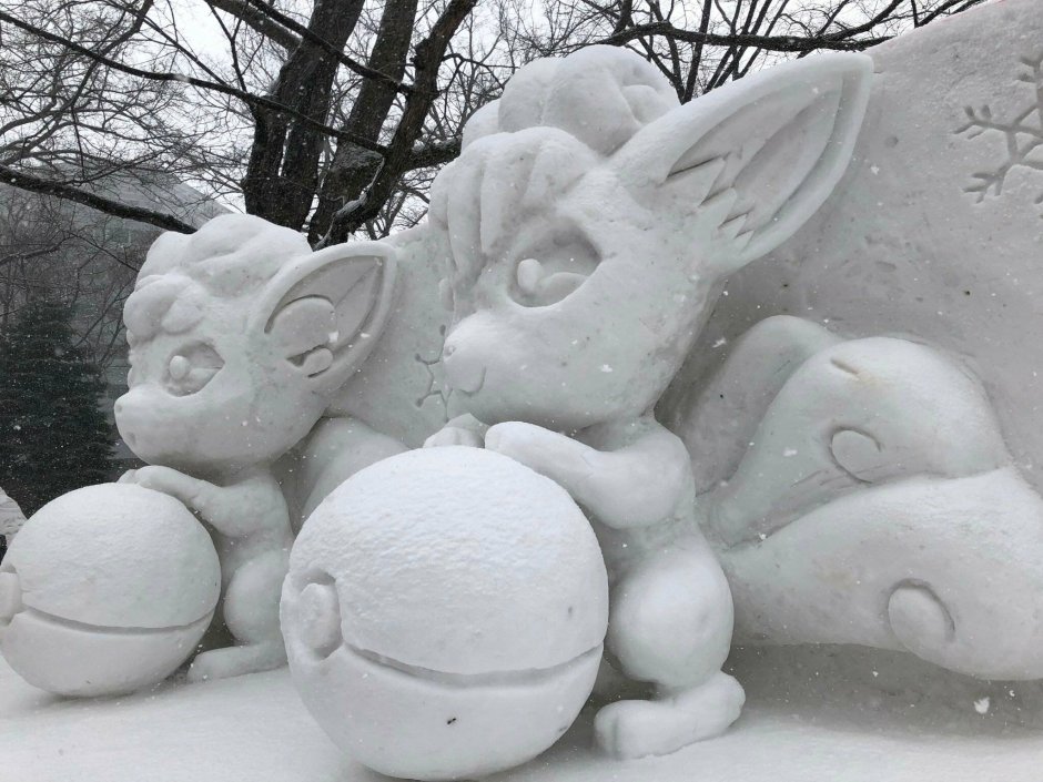 Фестиваль снежных фигур Новосибирск 2020