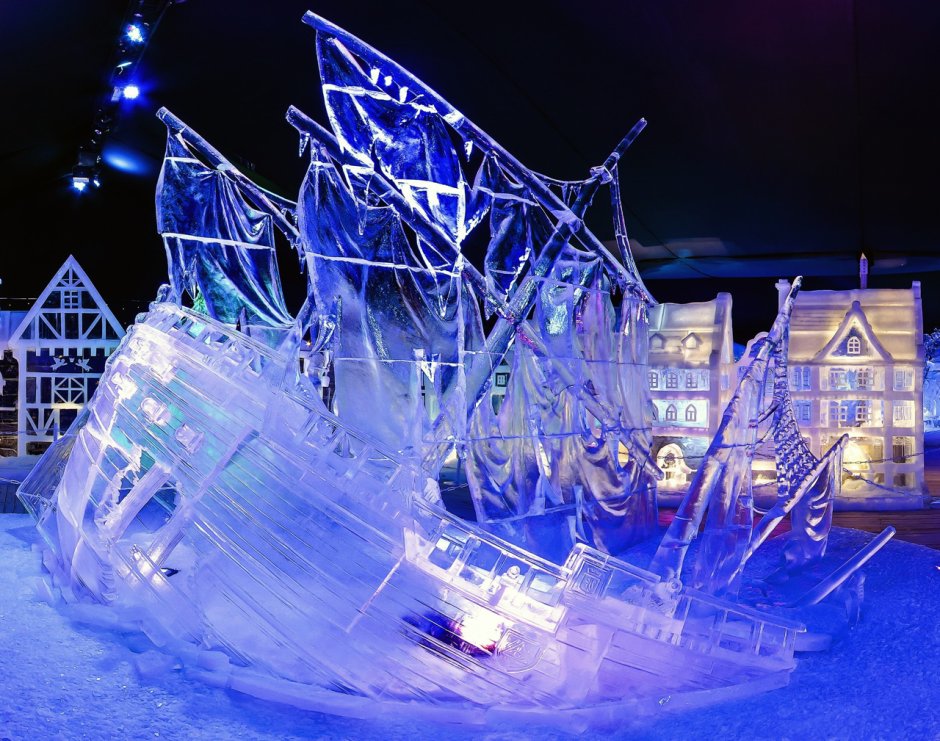 Фестиваль снежных скульптур в Новосибирске 2019
