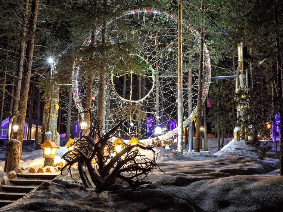 Парк Галицкого в Краснодаре зима 2020