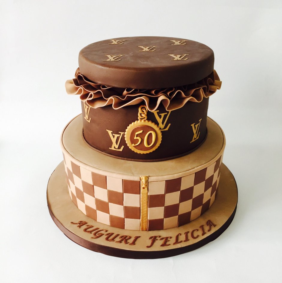 Торт шкатулка Луи витон
