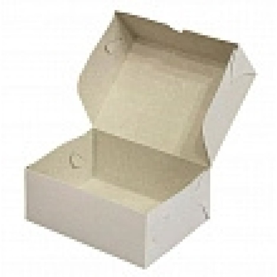 Коробка для пирожных 20х15х6 см хром эрзац