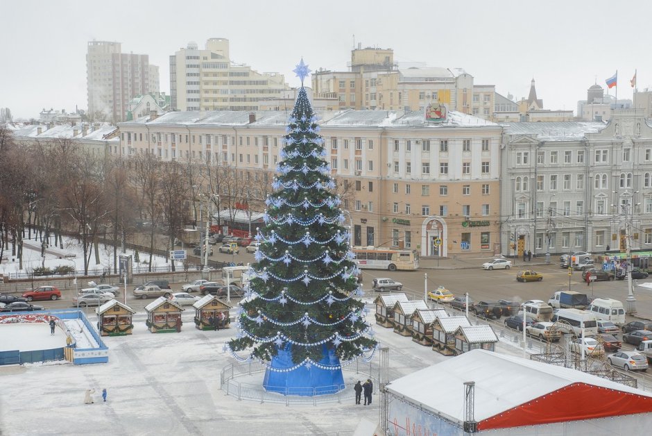 Новосибирск елка на площади 2022