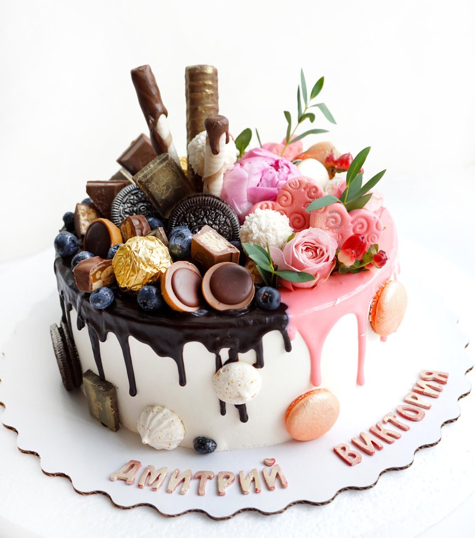Торт на двойной день рождения