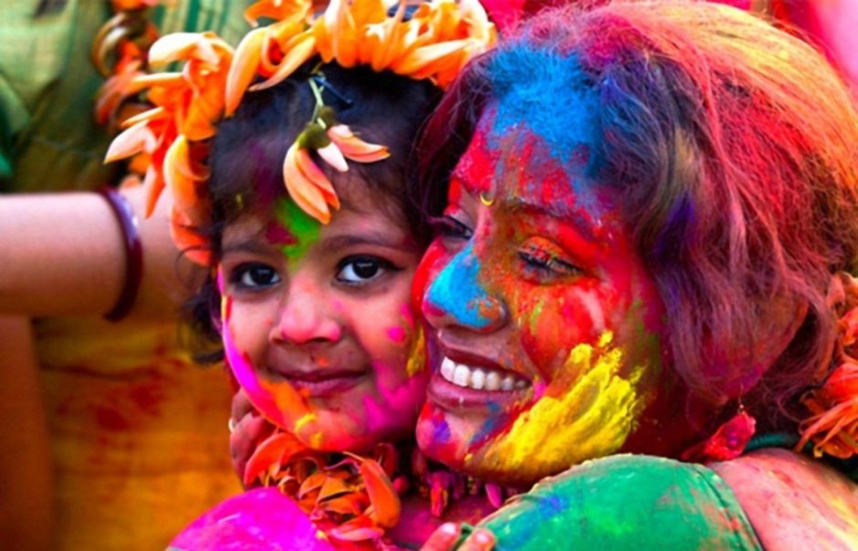 Индийский праздник красок Холи
