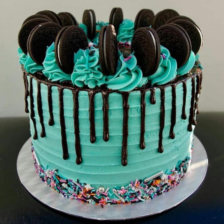 Стильный торт на день рождения