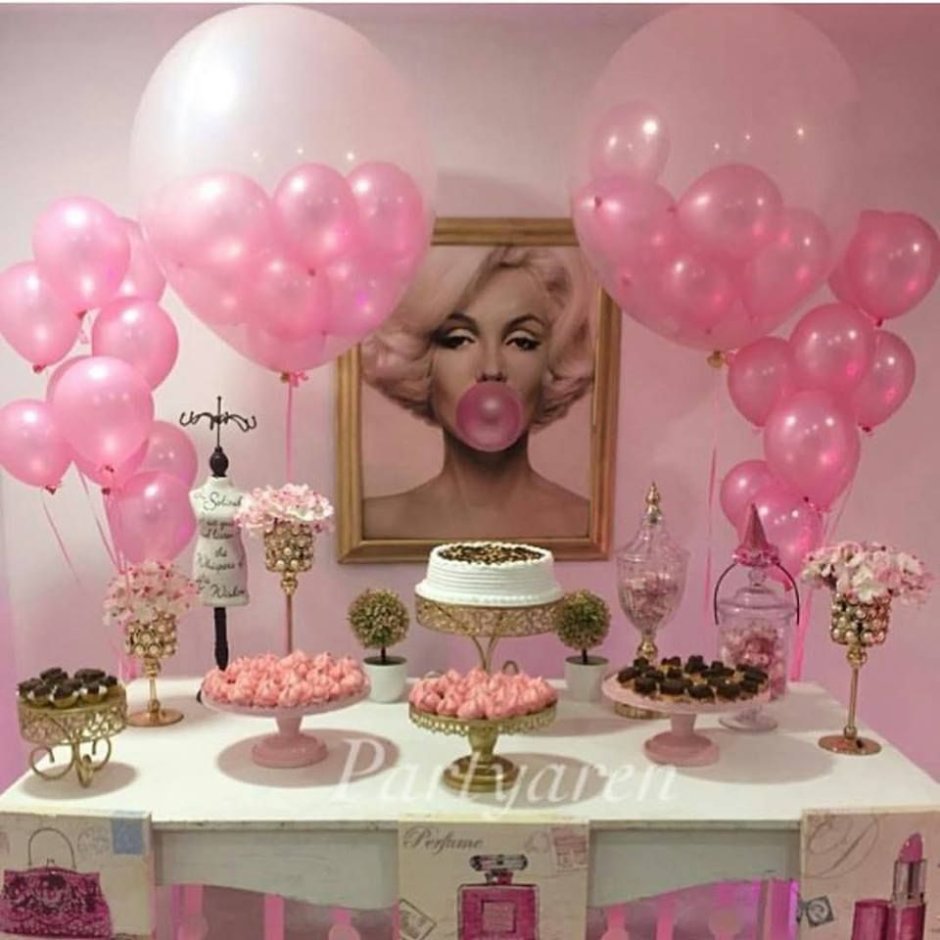 Розовая вечеринка на день рождения