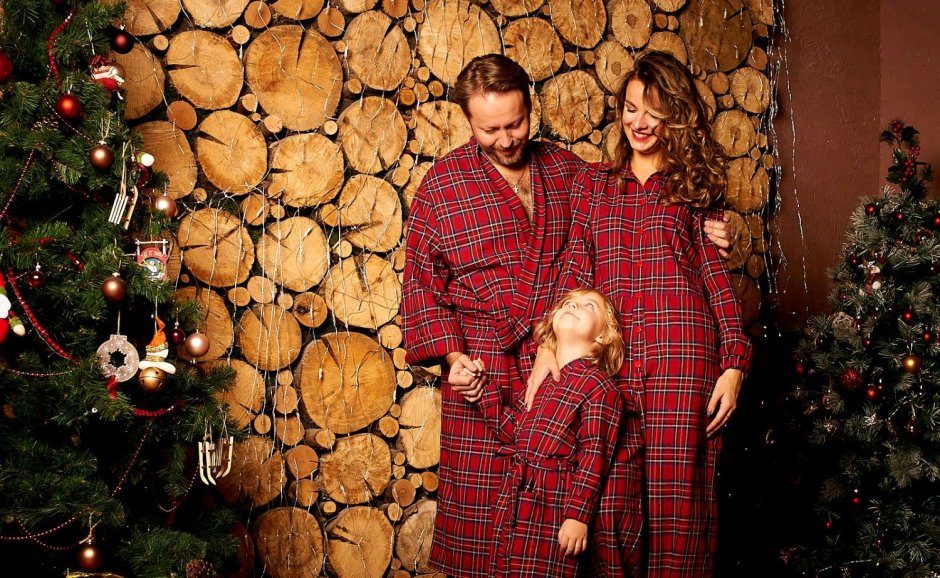 Одежда на новогоднюю фотосессию для всей семьи