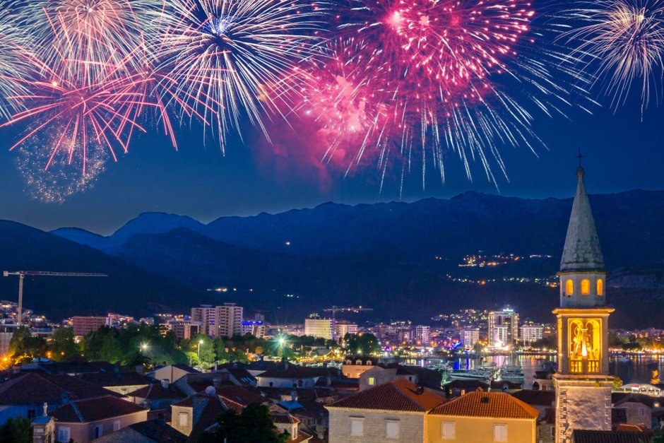 Будва Черногория новый год