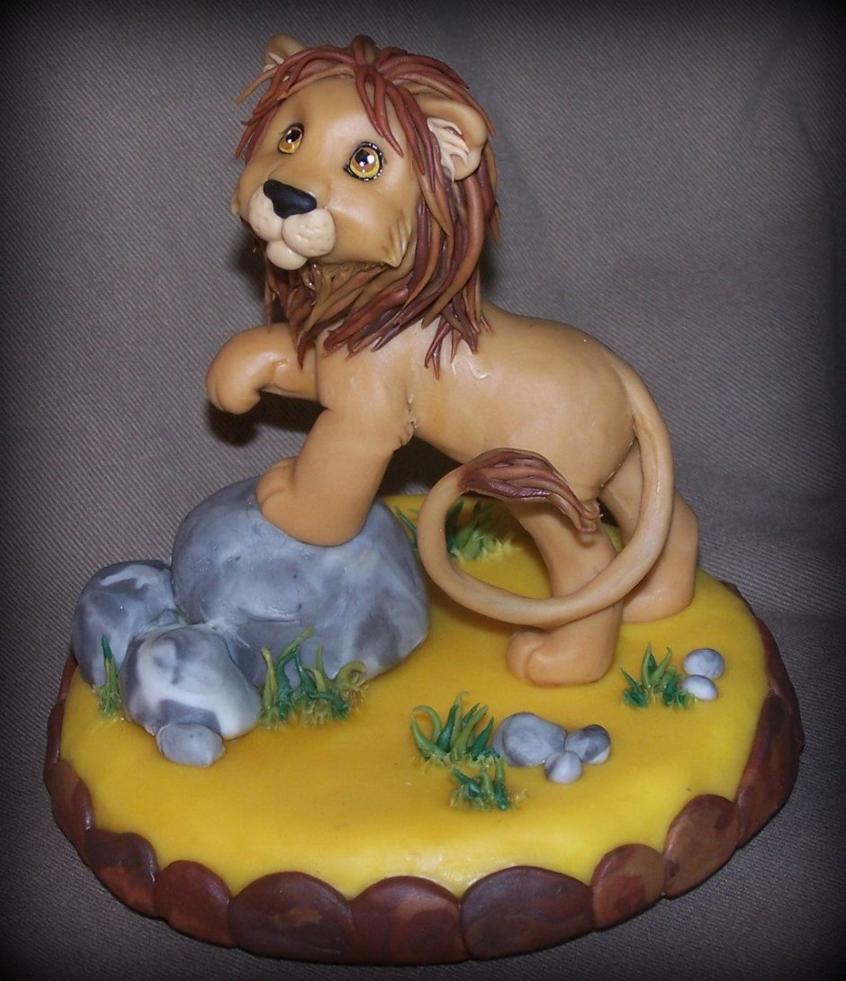 Фигурка Льва на тортик