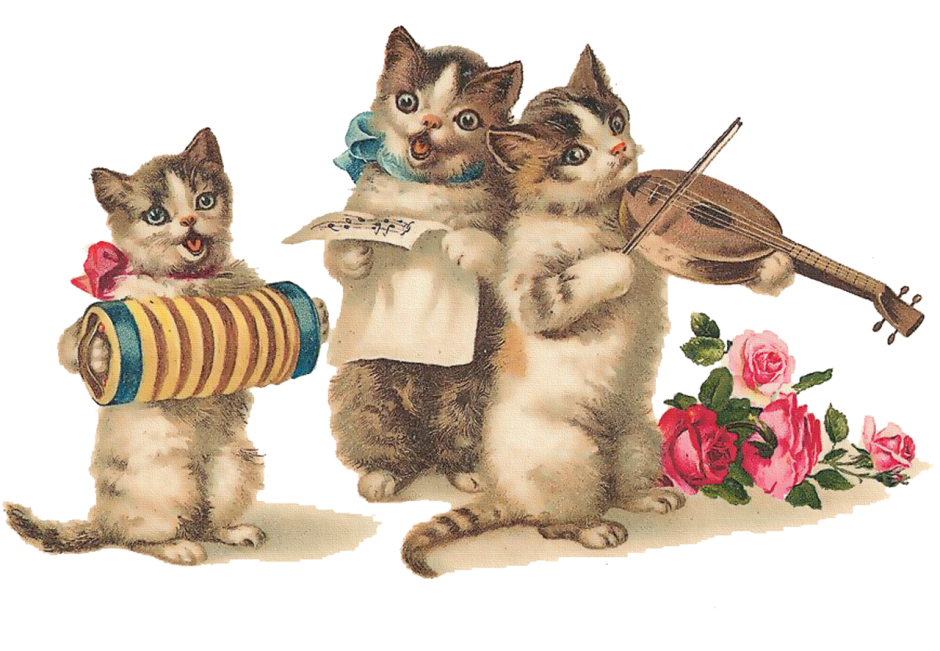 Поздравительные открытки с кошками