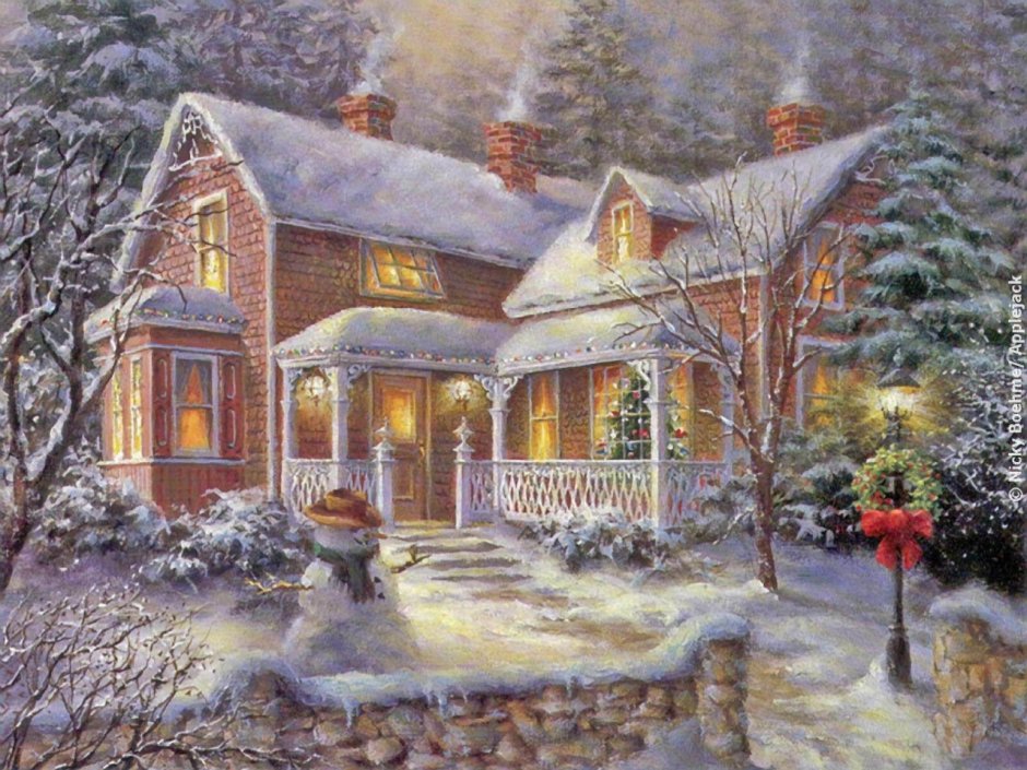Richard MACNEIL картины Рождество